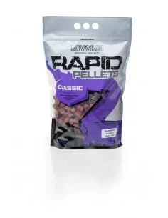 2,5kg Mivardi Rapid pellets - Red Halibut 16mm пелети с дупка  - Пелети  - Mivardi 2