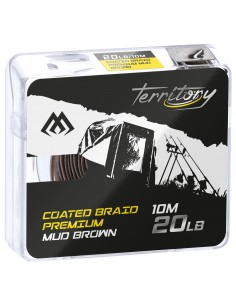 Mikado Coated Braid Premium 10m 20lb повод с покритие  - Шок лидер, ледкор, флуорокарбон, поводи  - Mikado