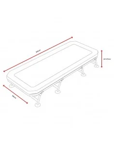 AVID CARP Revolve X Bed 90x210cm шаранджийско легло  - Легла и аксесоари  - AVID Carp 2