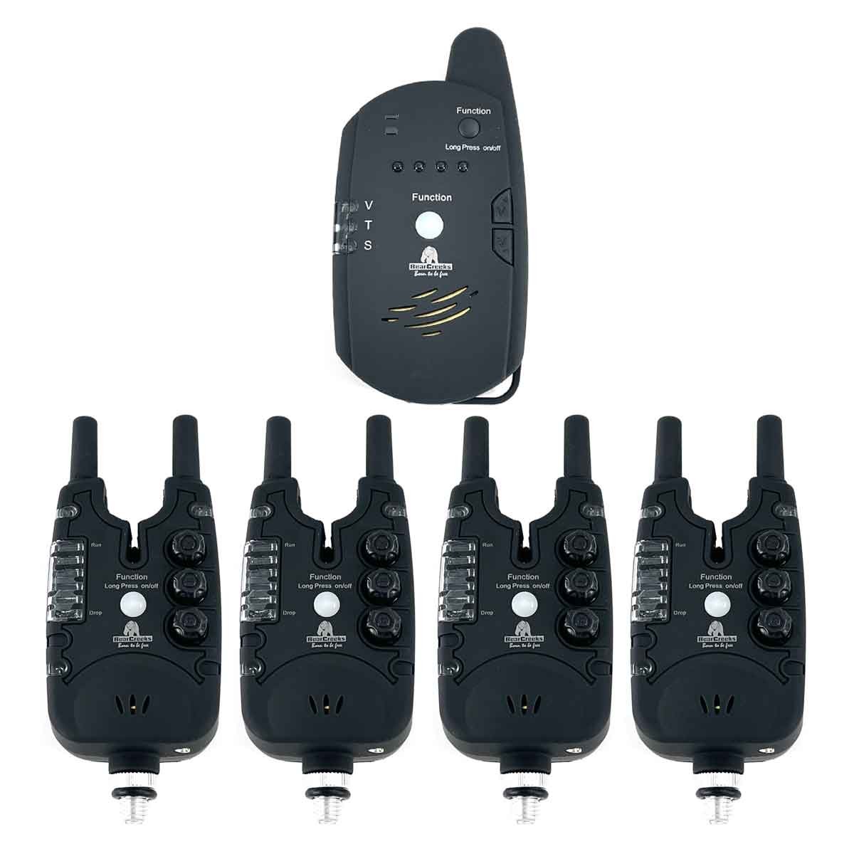 BearCreeks Radio Bite Alarm 4+1 BCBA08 сигнализатори - ТОП ЦЕНА