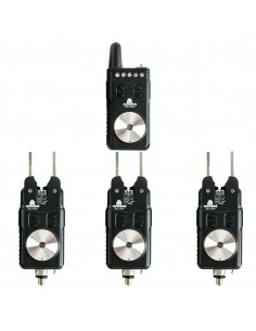 BearCreeks Radio Bite Alarm 3+1 BCBA02 комплект сигнализатори  - Сигнализатори и аксесоари  - BearCreeks