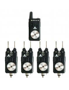 BearCreeks Radio Bite Alarm 4+1 BCBA03 комплект сигнализатори  - Сигнализатори и аксесоари  - BearCreeks