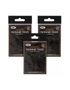 NGT Ronnie Rig - 3 Pack Teflon Hooks готов монтаж рони риг  - Куки  - NGT 2
