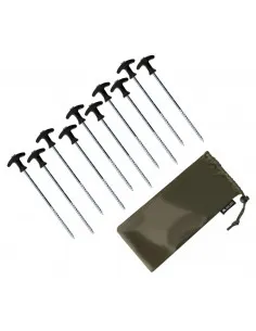 Mikado Bivvy Pegs LONG 30cm 10бр. колчета за палатка  - Палатки и аксесоари  - Mikado
