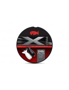 Spomb X Pro Braid Grey 300m 8+1 0.18mm плетено влакно за спод  - Плетени влакна  - Spomb