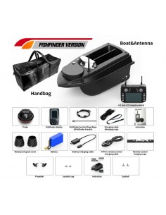 Лодка за захранка FlyTec V030 с GPS 180 точки и СОНАР 800m обхват  - Лодки за захранка  - Flytec 2