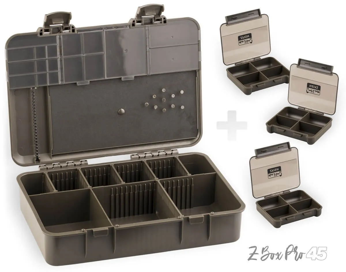 ZFISH Tackle Box Z-Box PRO 45 (4in1) комплект кутия за принадлежности
