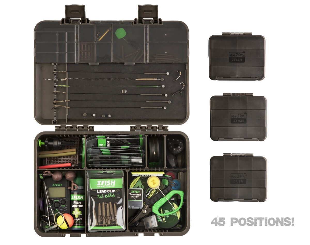 ZFISH Tackle Box Z-Box PRO 45 (4in1) комплект кутия за принадлежности