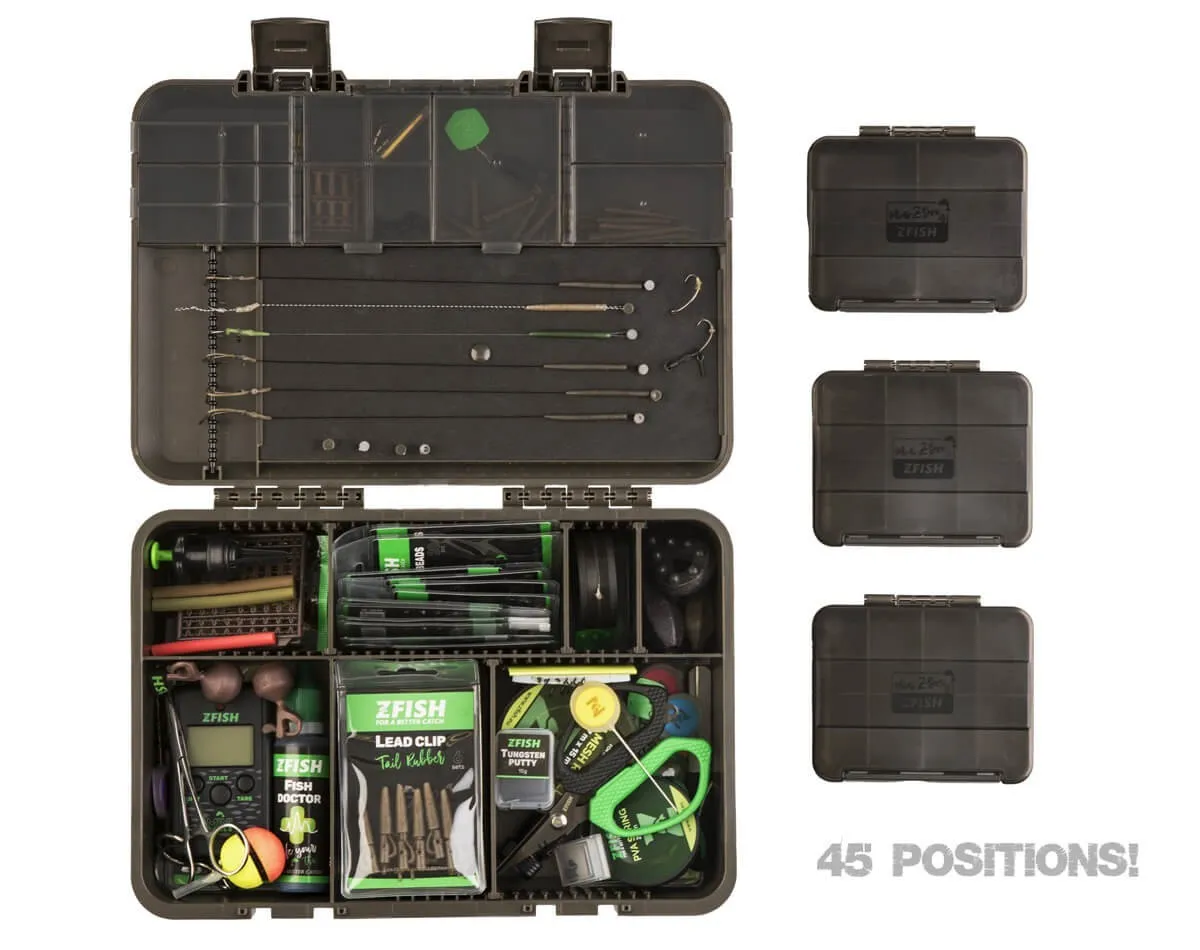 ZFISH Tackle Box Z-Box PRO 45 (4in1) комплект кутия за принадлежности