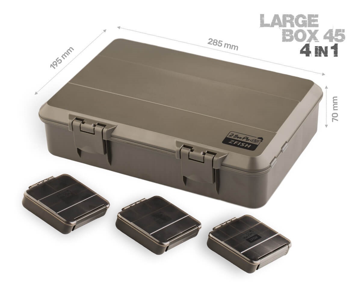 ZFISH Tackle Box Z-Box PRO 45 (4in1) комплект кутия за принадлежности