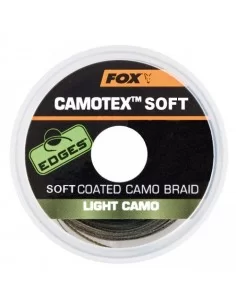 Fox Edges Camotex Soft 20m повод с покритие  - Шок лидер, ледкор, флуорокарбон, поводи  - Fox