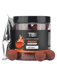 TB Baits Boosted Boilie Orient Shrimp 120 gr - 20 mm протеинови топчета с дип  - Протеинови топчета  - TB Baits