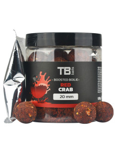 TB Baits Boosted Boilie Red Crab 120 g - 20 mm протеинови топчета с дип  - Протеинови топчета  - TB Baits