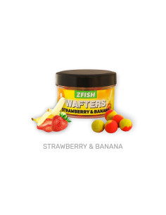 ZFISH Balanced Wafters 8mm - Strawberry-Banana балансирани топчета  - Балансирана стръв (wafter)  - Zfish