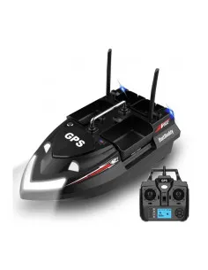Лодка за захранка FlyTec V802 PRO GPS 12000mAh, 160 точки - черна  - Лодки за захранка  - Flytec
