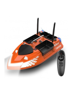 Лодка за захранка FlyTec V802 12000mAh 500m до 3 кг - оранжева  - Лодки за захранка  - Flytec