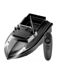 Лодка за захранка FlyTec V050 500m, 2кг, 12000mAh - черна  - Лодки за захранка  - Flytec