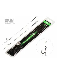 ZFISH Skin Tungsten Rig готови вързани монтажи на косъм с меко олово  - Куки  - Zfish