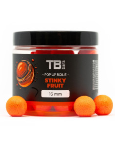 TB Baits Floating Boilie Pop-Up Stinky fruit + NHDC 65 g - 12 mm плуващи топчета в дип  - Поп-ъп  - TB Baits