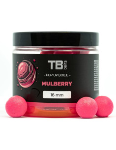 TB Baits Floating Boilie Pop-Up Mulberry + NHDC 65 g - 12 mm плуващи топчета в дип  - Поп-ъп  - TB Baits
