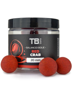 TB Baits Balanced Boilie + Atractor Red Crab 100 g - 16 mm балансирани топчета с атрактор  - Балансирана стръв (wafter)  - TB...