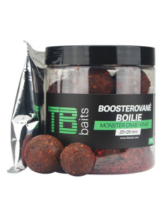 TB Baits Boosted Boilie Monster Crab 120 g 20-24 mm протеинови топчета с дип  - Протеинови топчета  - TB Baits