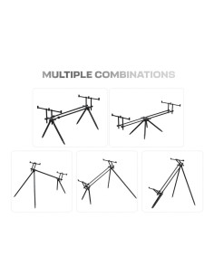 ZFISH Rod Pod RodMaster 3 rods изцяло алуминиева стойка за 3 въдици  - Стойки (Род-под)  - Zfish 2