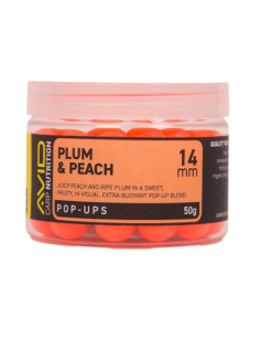 AVID Carp Plum & Peach Pop-up - 14mm (Orange) плуващи топчета  - Поп-ъп  - AVID Carp
