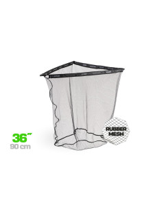 ZFISH Rubber Core Landing Net 36 гумирана глава за кеп с калъф  - Кепове и аксесоари  - Zfish