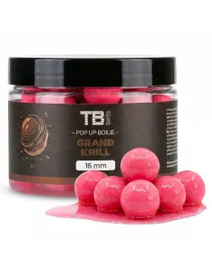TB Baits Floating Boilie Pop-Up Grand Krill + NHDC 50 g - 12 mm плуващи топчета в дип  - Поп-ъп  - TB Baits