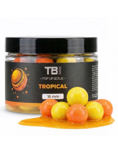 TB Baits Floating Boilie Pop-Up Tropical + NHDC 50 g - 12 mm плуващи топчета в дип  - Поп-ъп  - TB Baits