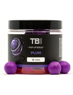 TB Baits Floating Boilie Pop-Up Plum + NHDC 65 g - 12 mm плуващи топчета в дип  - Поп-ъп  - TB Baits