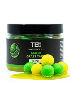 TB Baits Floating Boilie Pop-Up Grass Carp + NHDC 50 gr 16 mm плуващи топчета в дип  - Поп-ъп  - TB Baits