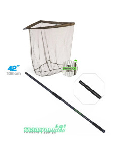 Кеп с телескопична дръжка 3m ZFISH Transformer 3m Gripnet Landing Net 42  - Кепове и аксесоари  - Zfish