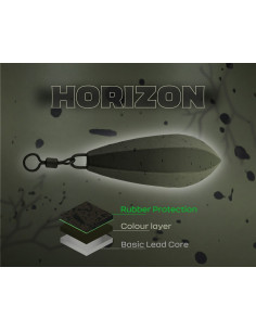 ZFISH Lead Horizon гумирано шаранджийско олово с вирбел  - Принадлежности за монтаж  - Zfish 2