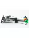 CarpMax Swingers Multicolour - 4бр комплект обтегачи  - Обтегачи (Суингери)  - CarpMax Tackle